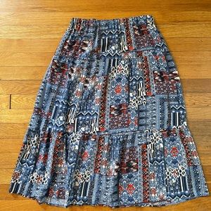 2 for $15 🌸 Boho/Hippie MIDI Skirt